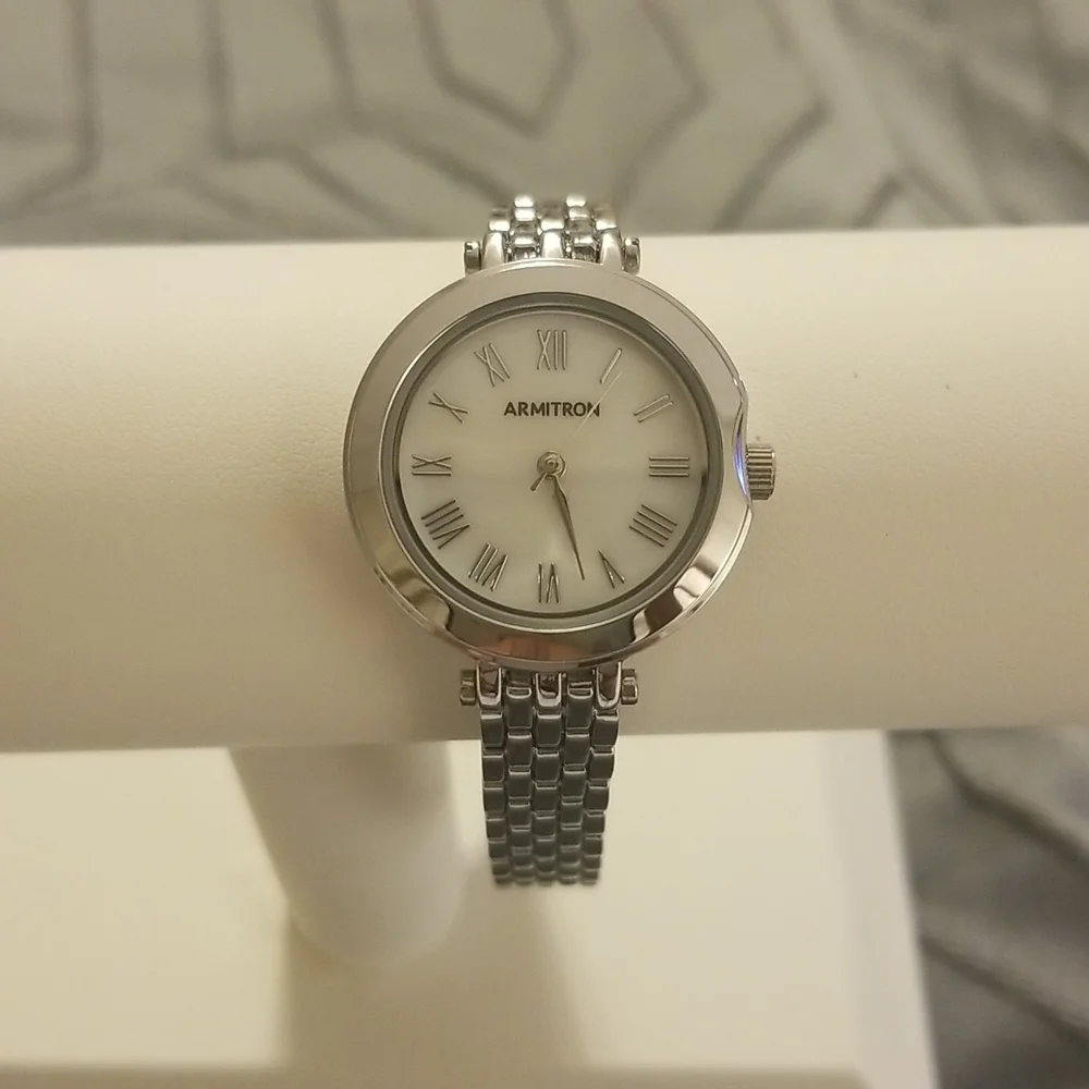 Armitron silver tone watch